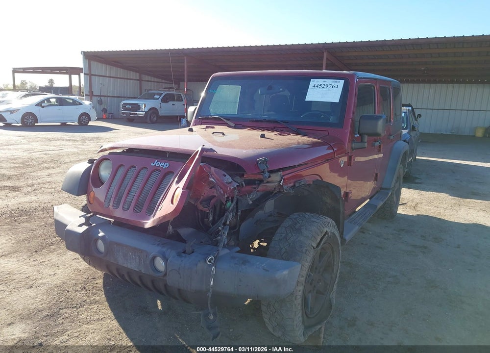 2013 JEEP WRANGLER UNLIMITED SPORT VIN: 1C4BJWDG4DL524160