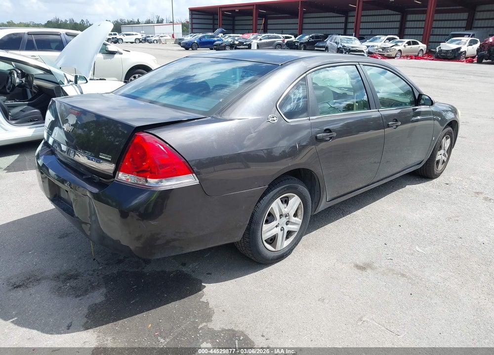 2008 CHEVROLET IMPALA LS VIN: 2G1WB55K581338482