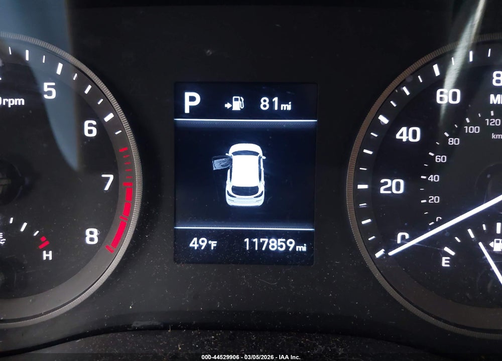 2019 HYUNDAI TUCSON SE VIN: KM8J23A40KU915651