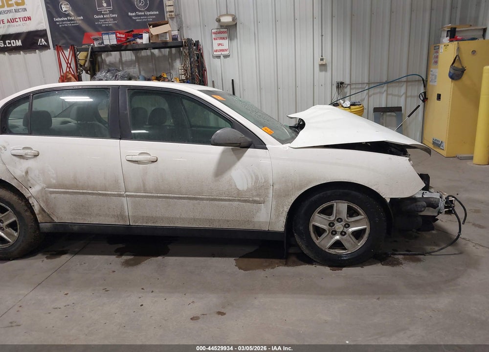 2005 CHEVROLET MALIBU LS VIN: 1G1ZT54885F184404