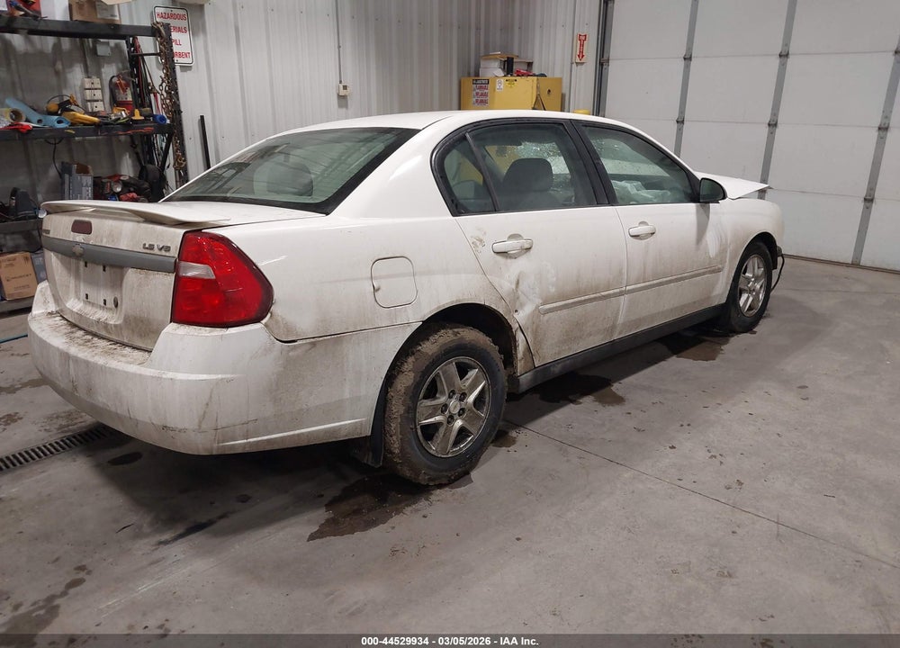 2005 CHEVROLET MALIBU LS VIN: 1G1ZT54885F184404
