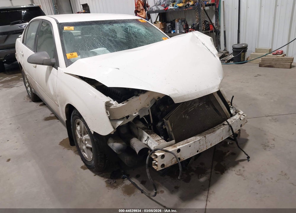 2005 CHEVROLET MALIBU LS VIN: 1G1ZT54885F184404