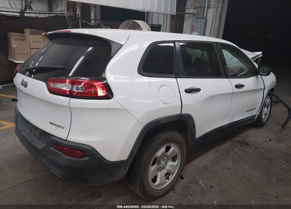 2016 JEEP CHEROKEE SPORT VIN: 1C4PJMAB4GW353738