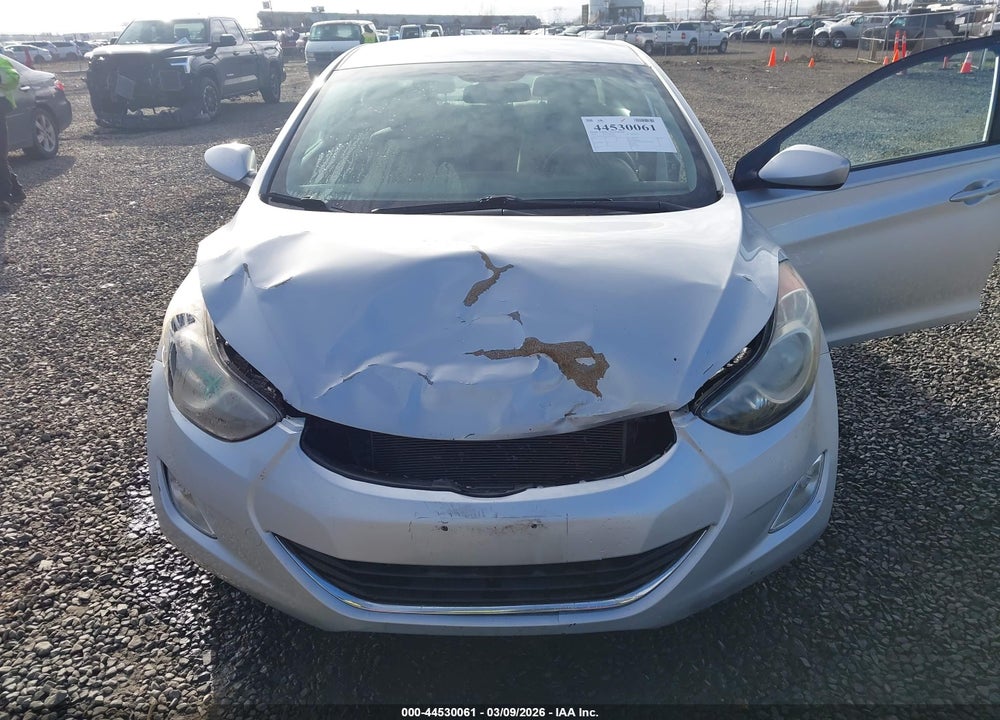 2013 HYUNDAI ELANTRA GLS VIN: KMHDH4AE6DU807290
