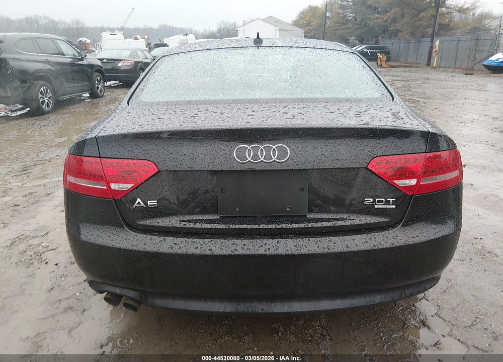2010 AUDI A5 2.0T PREMIUM VIN: WAURFAFRXAA077663