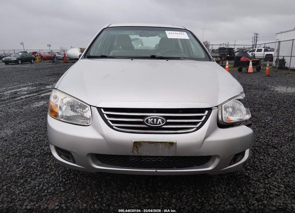 2008 KIA SPECTRA EX VIN: KNAFE122885554026