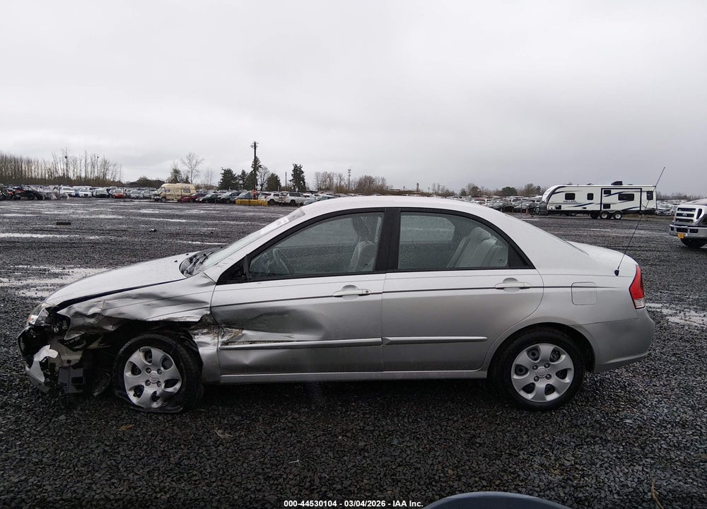 2008 KIA SPECTRA EX VIN: KNAFE122885554026