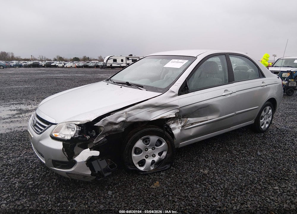 2008 KIA SPECTRA EX VIN: KNAFE122885554026