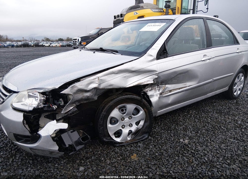 2008 KIA SPECTRA EX VIN: KNAFE122885554026