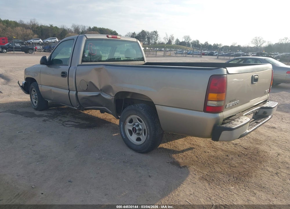 2003 GMC SIERRA 1500 WORK TRUCK VIN: 1GTEC14V13Z262909