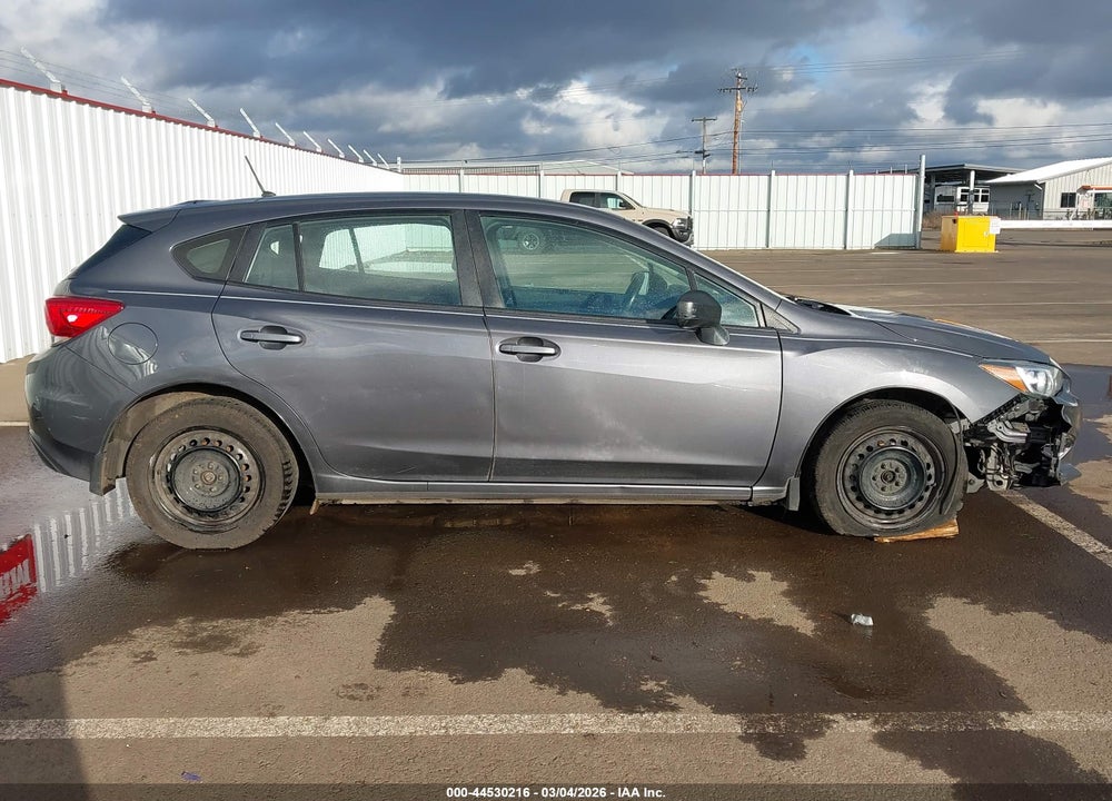 2019 SUBARU IMPREZA 2.0I VIN: 4S3GTAA66K3718801