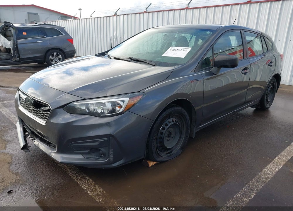 2019 SUBARU IMPREZA 2.0I VIN: 4S3GTAA66K3718801