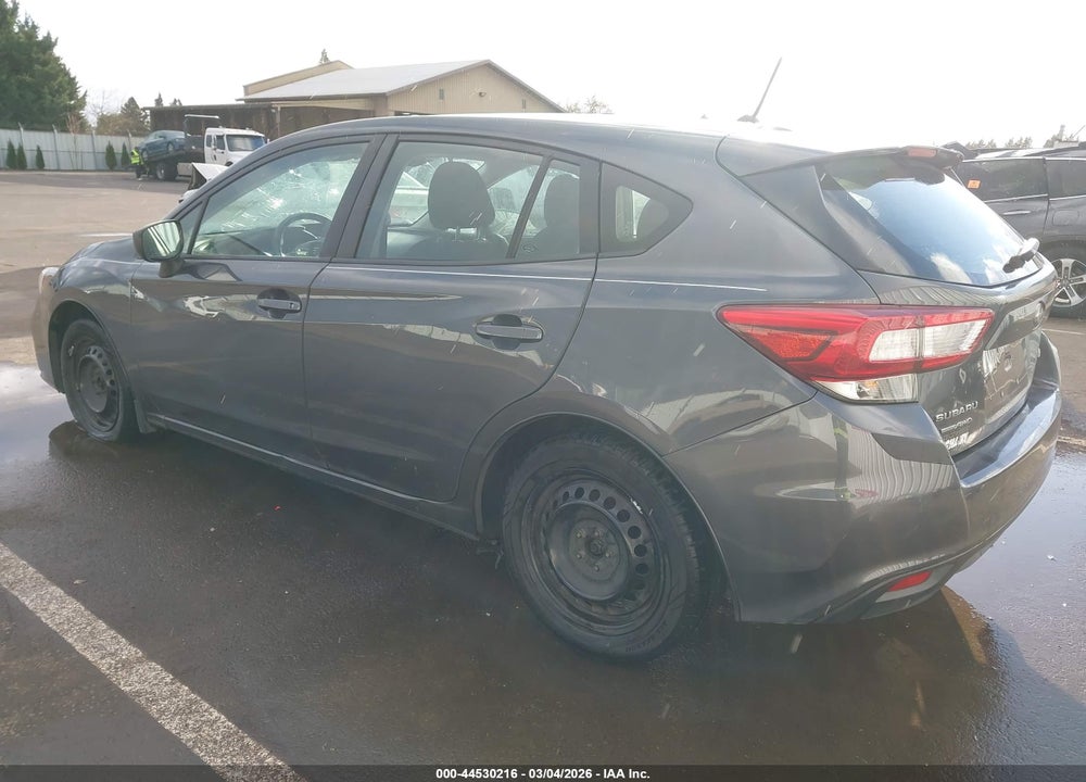 2019 SUBARU IMPREZA 2.0I VIN: 4S3GTAA66K3718801