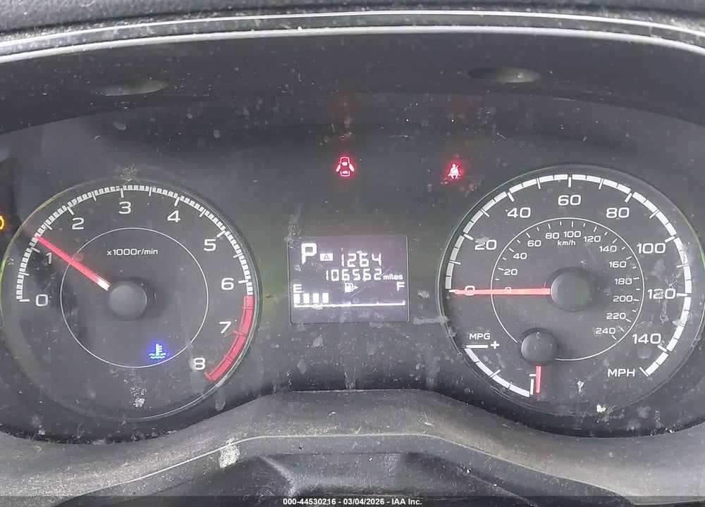 2019 SUBARU IMPREZA 2.0I VIN: 4S3GTAA66K3718801