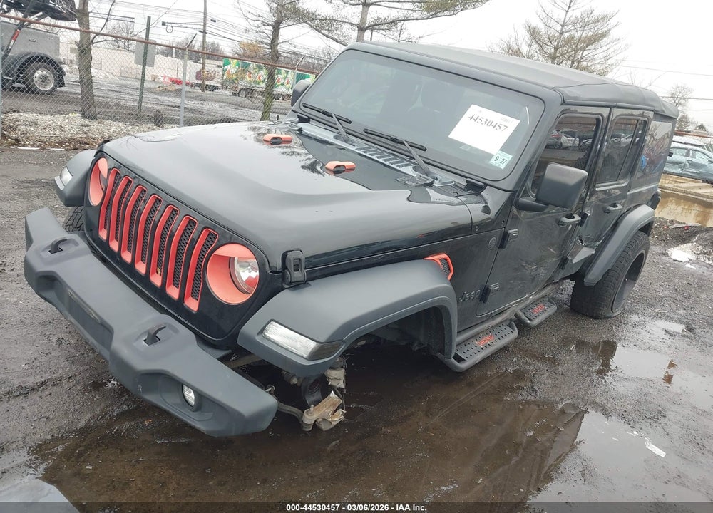 2022 JEEP WRANGLER UNLIMITED SPORT 4X4 VIN: 1C4HJXDN2NW247376