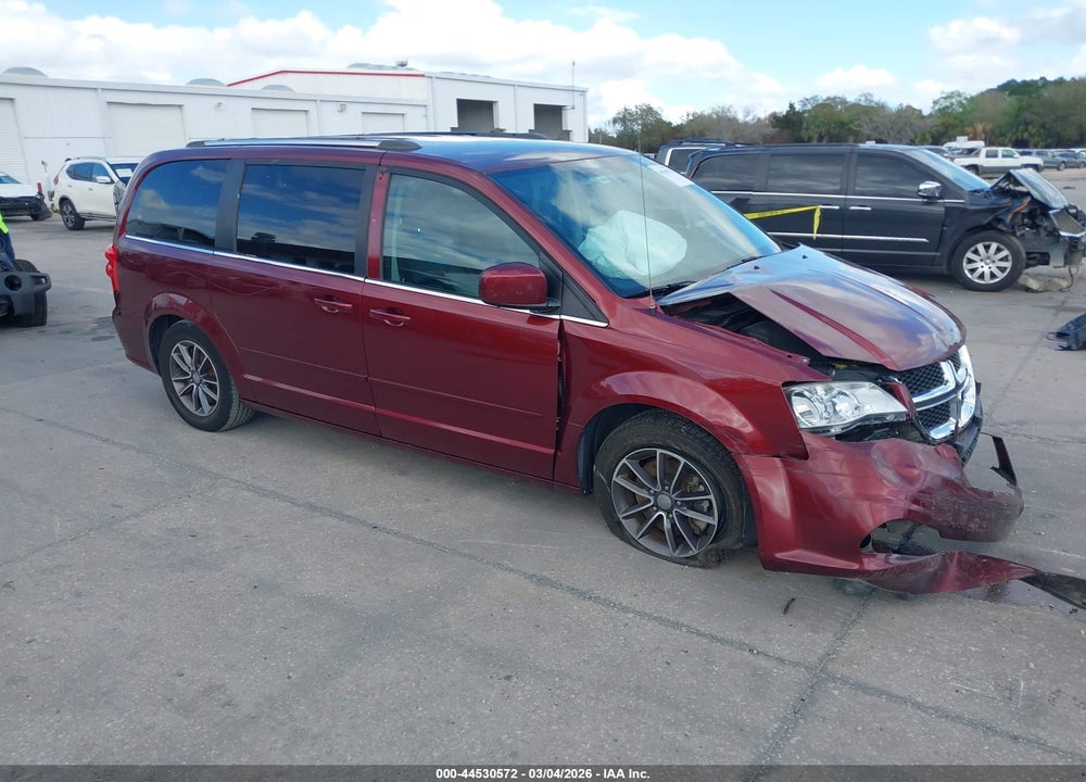 2017 DODGE GRAND CARAVAN SXT VIN: 2C4RDGCG1HR801664