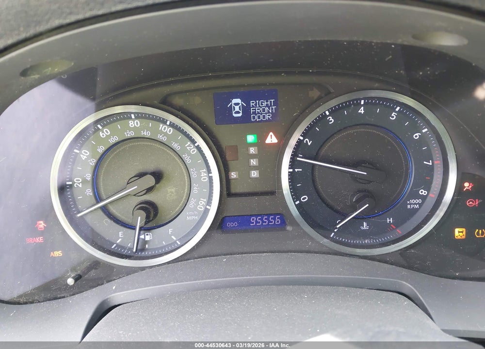 2012 LEXUS IS 350 VIN: JTHBE5C2XC5029323