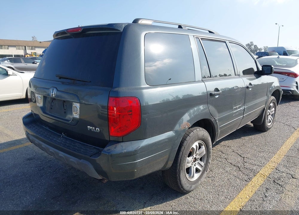 2005 HONDA PILOT EX-L VIN: 2HKYF18565H573566