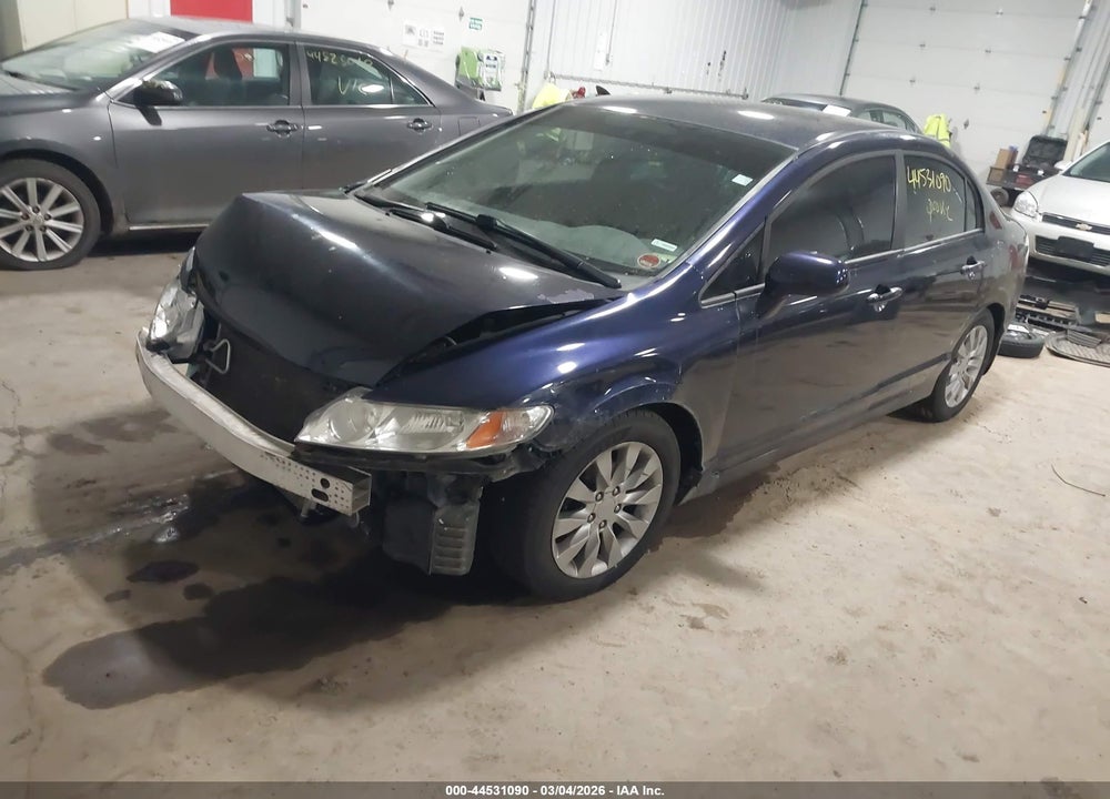 2010 HONDA CIVIC LX VIN: 2HGFA1F57AH588042