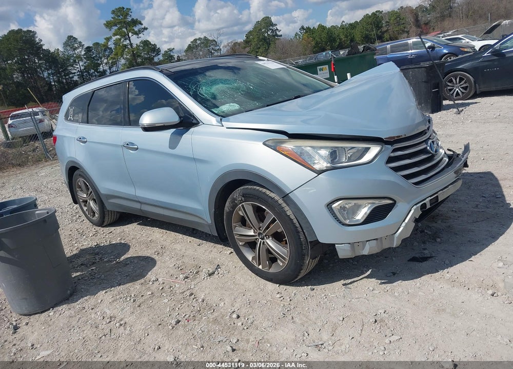 2013 HYUNDAI SANTA FE LIMITED VIN: KM8SR4HF7DU007326