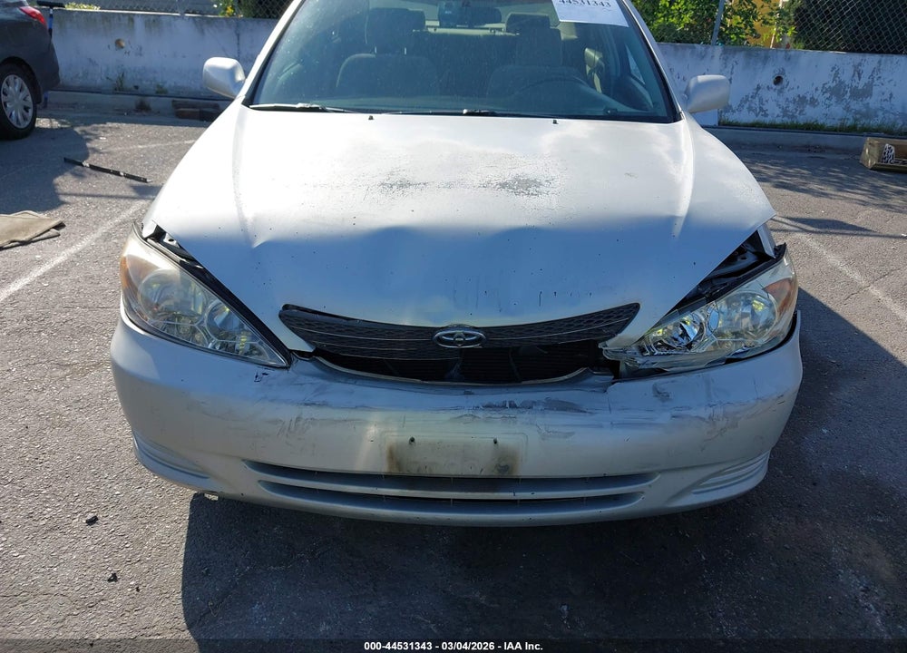 2002 TOYOTA CAMRY LE VIN: 4T1BE32K52U097830