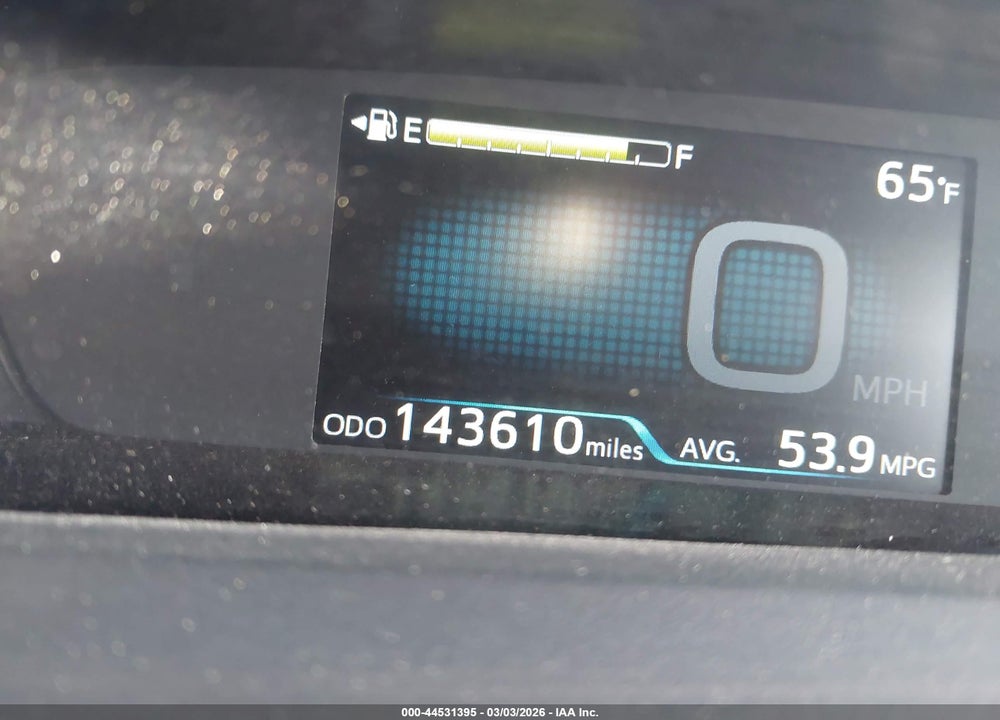 2020 TOYOTA PRIUS LE VIN: JTDKARFU2L3116114