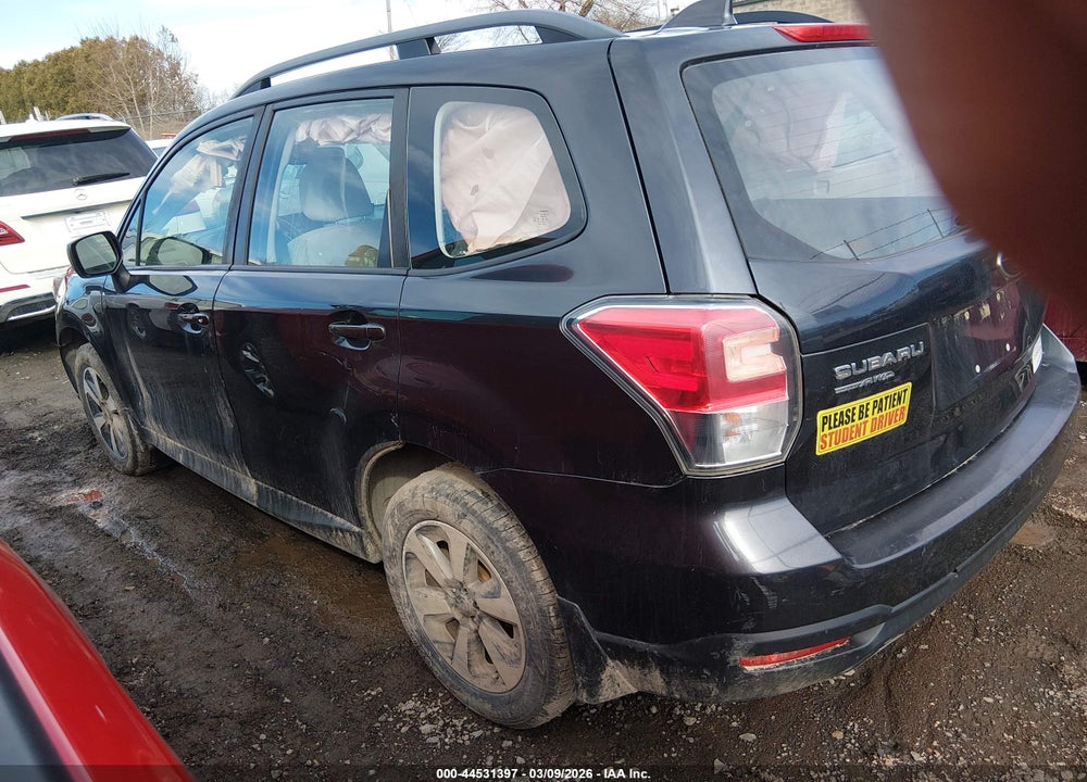 2017 SUBARU FORESTER 2.5I VIN: JF2SJABC7HH566304