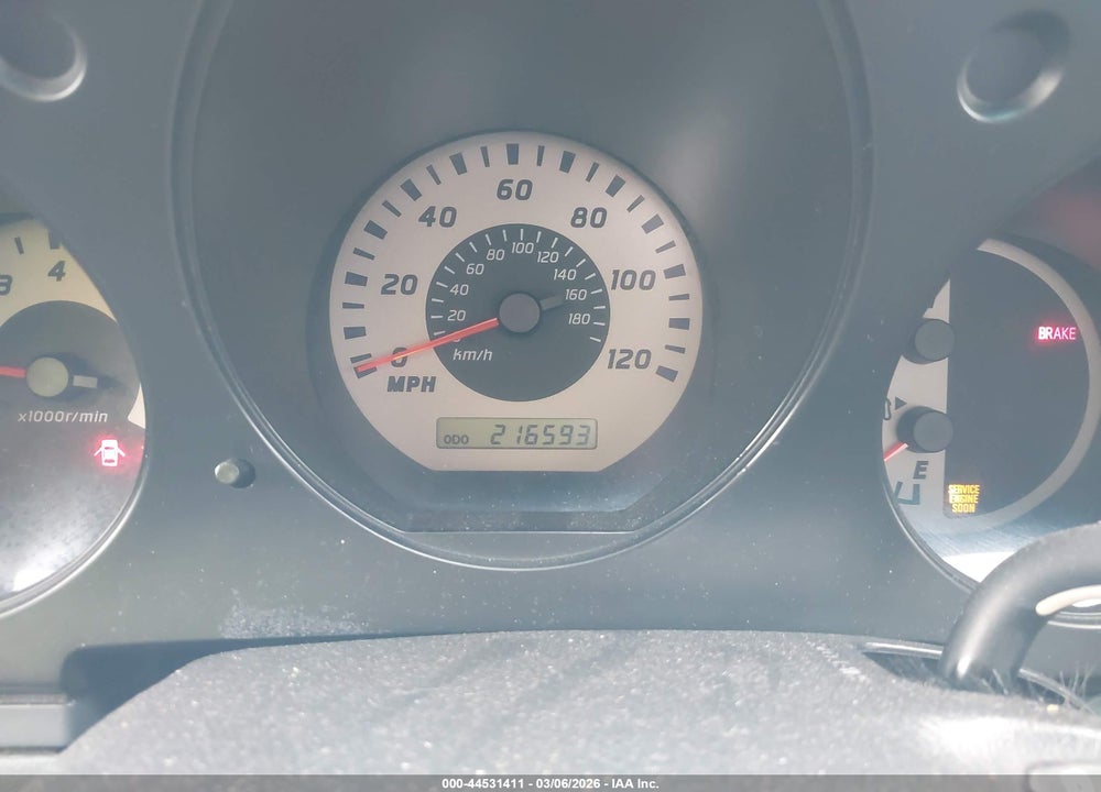 2004 NISSAN FRONTIER XE VIN: 1N6DD26T64C472711