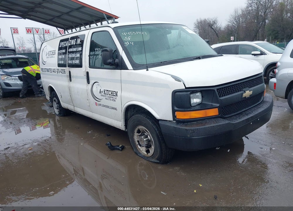 2011 CHEVROLET EXPRESS 2500 WORK VAN VIN: 1GCWGFBA2B1103299