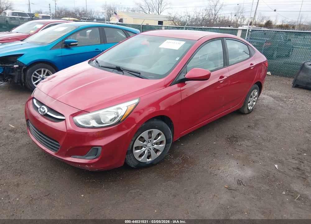2017 HYUNDAI ACCENT SE VIN: KMHCT4AE7HU296446