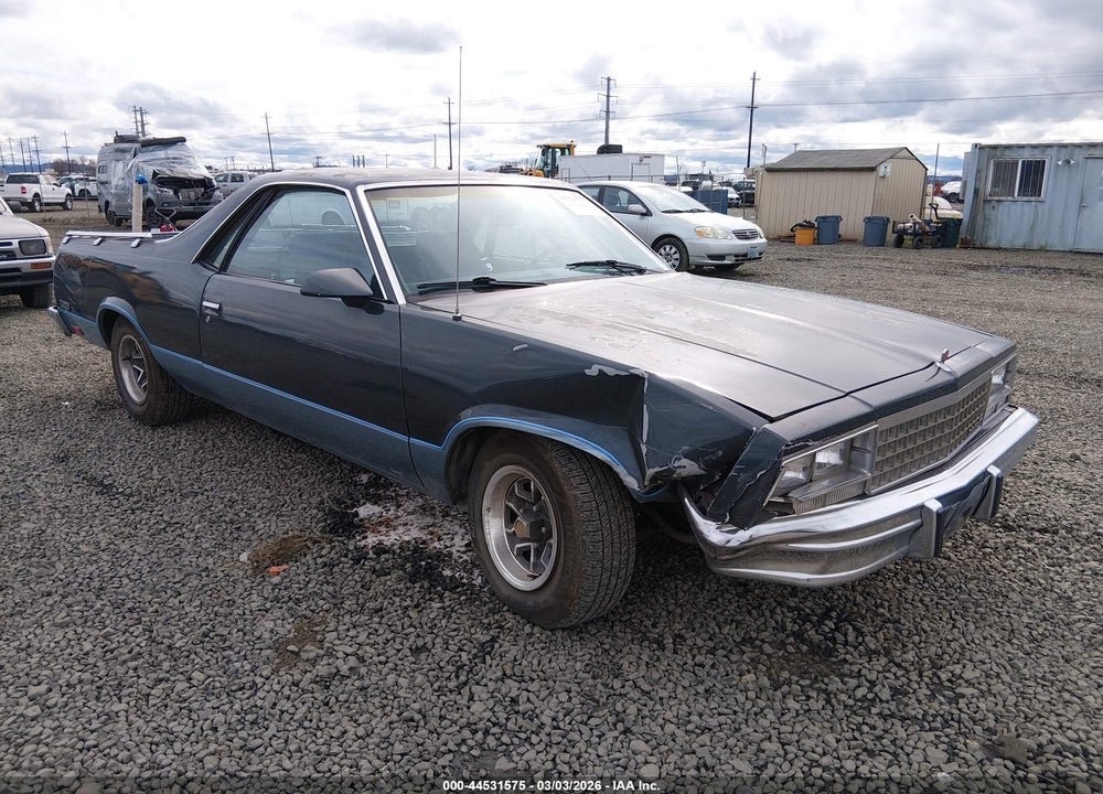 1986 CHEVROLET EL CAMINO VIN: 3GCCW80HXGS901878