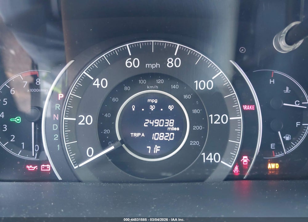 2012 HONDA CR-V EX VIN: JHLRM4H54CC017506