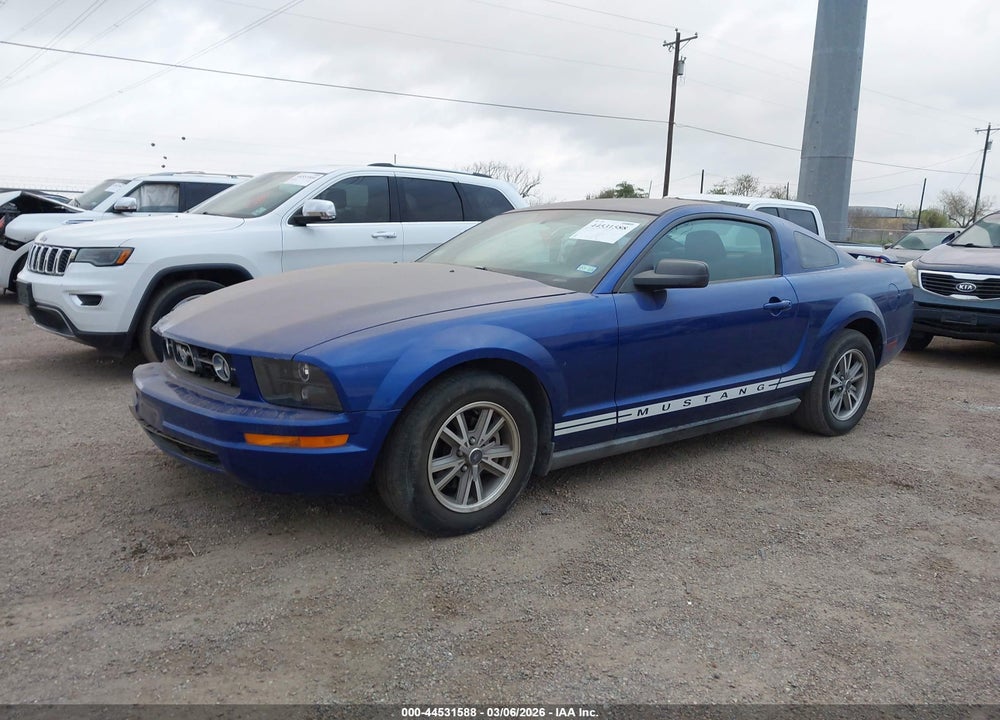 2005 FORD MUSTANG V6 DELUXE/V6 PREMIUM VIN: 1ZVFT80N655161164