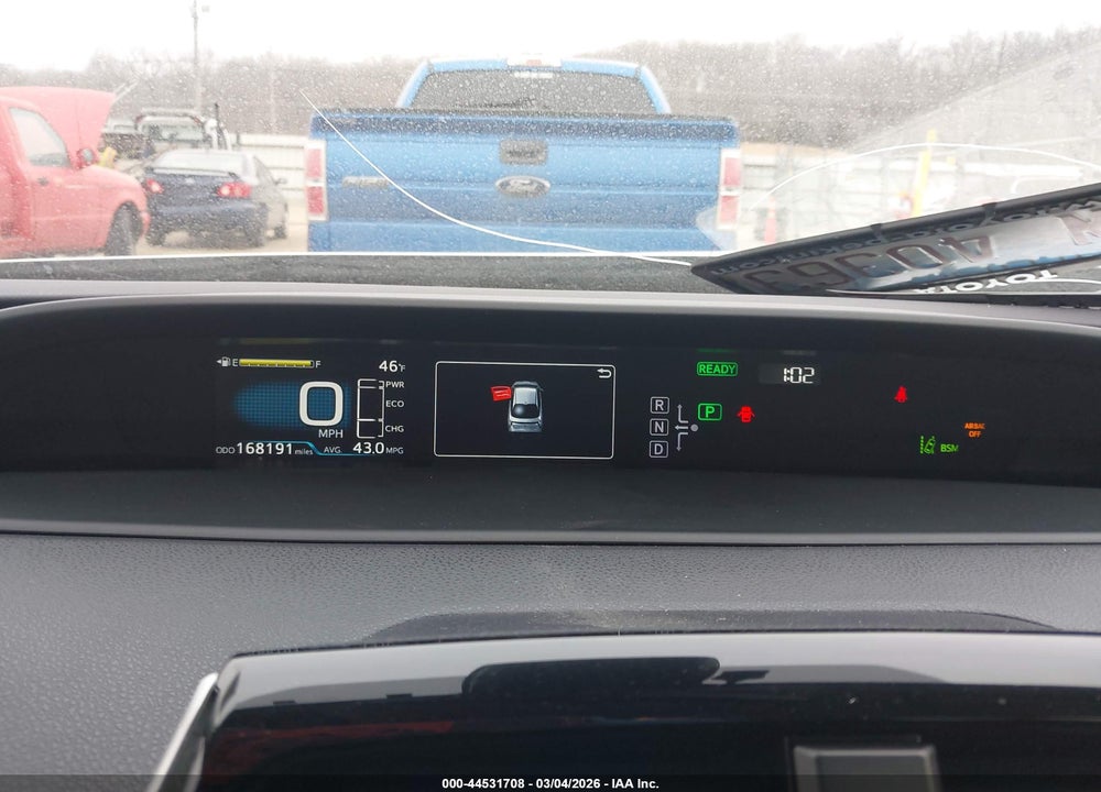2017 TOYOTA PRIUS TWO VIN: JTDKBRFUXH3575136