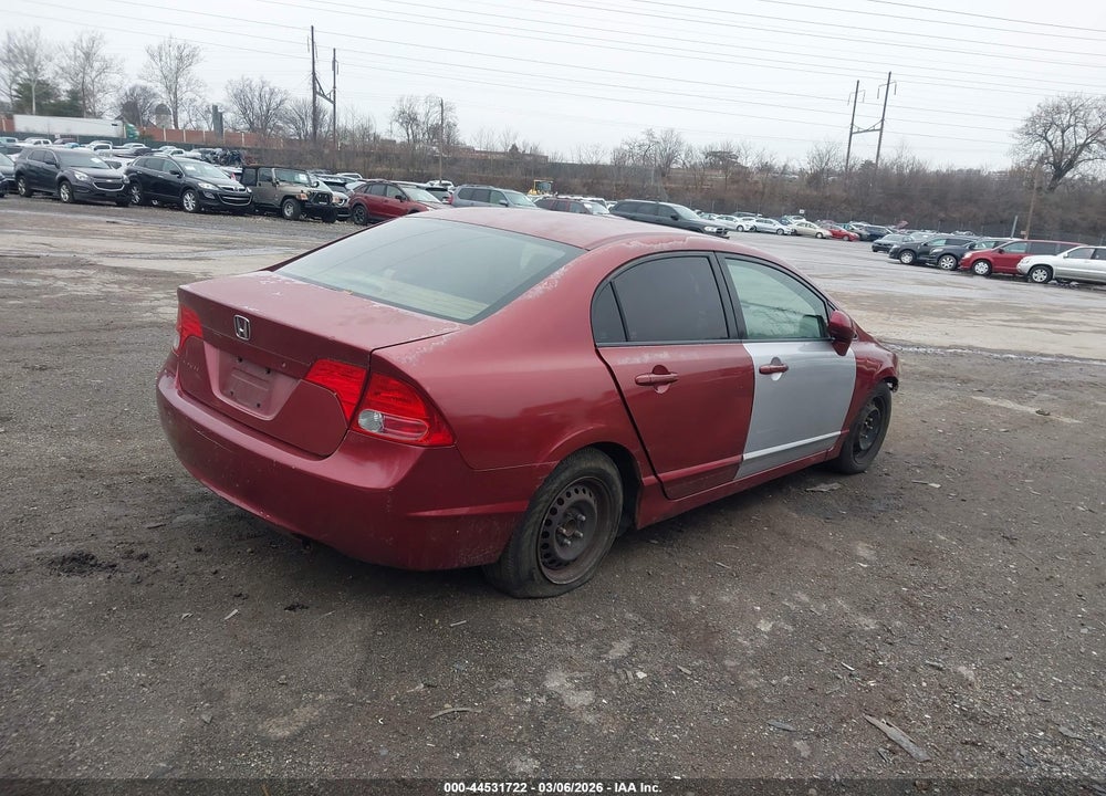 2007 HONDA CIVIC LX VIN: 2HGFA16597H504070