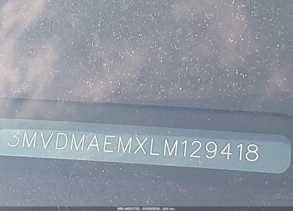 2020 MAZDA CX-30 PREMIUM PACKAGE VIN: 3MVDMAEMXLM129418