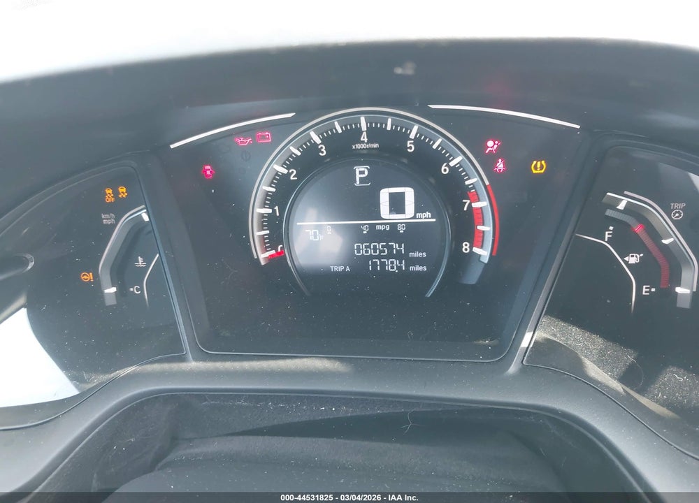 2017 HONDA CIVIC LX VIN: 19XFC2F55HE013068