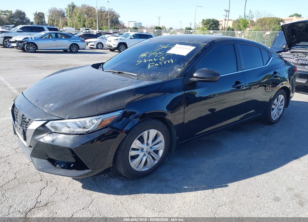 2022 NISSAN SENTRA S XTRONIC CVT VIN: 3N1AB8BV6NY283039