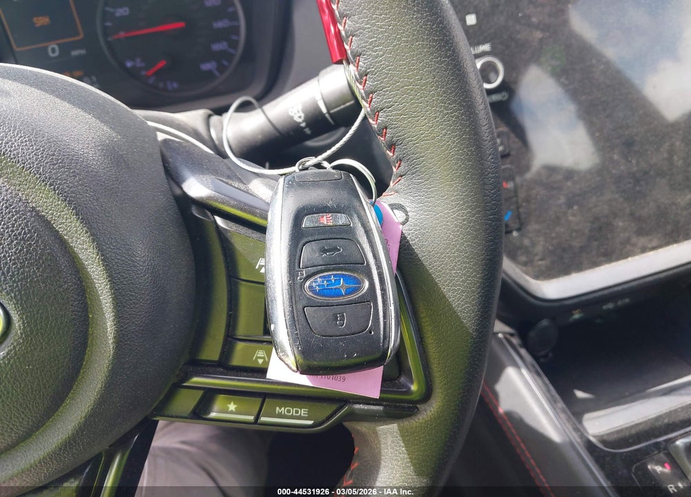 2022 SUBARU WRX GT VIN: JF1VBAU67N8021527