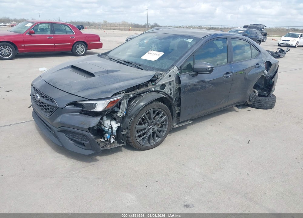 2022 SUBARU WRX GT VIN: JF1VBAU67N8021527