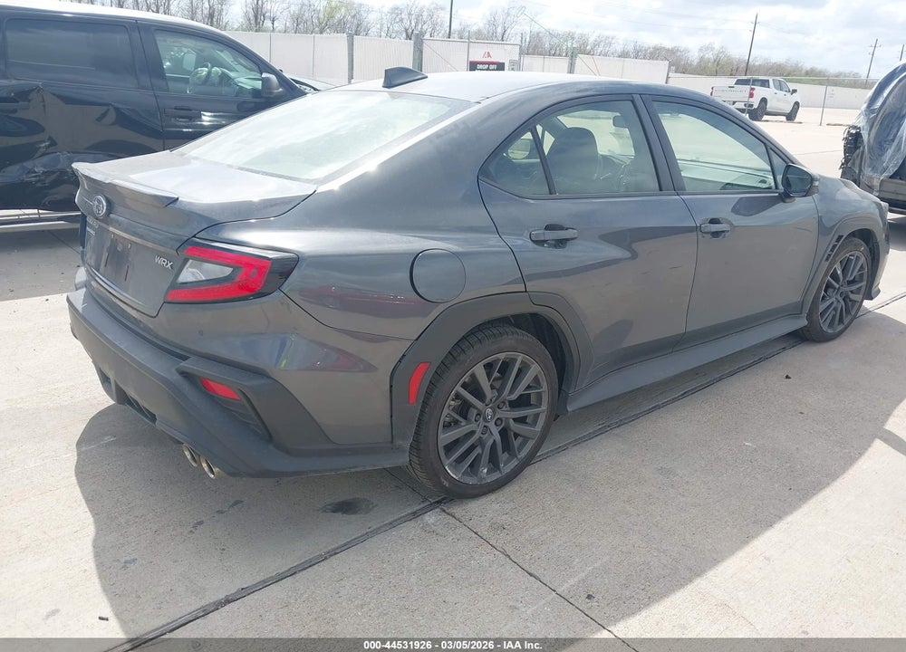 2022 SUBARU WRX GT VIN: JF1VBAU67N8021527