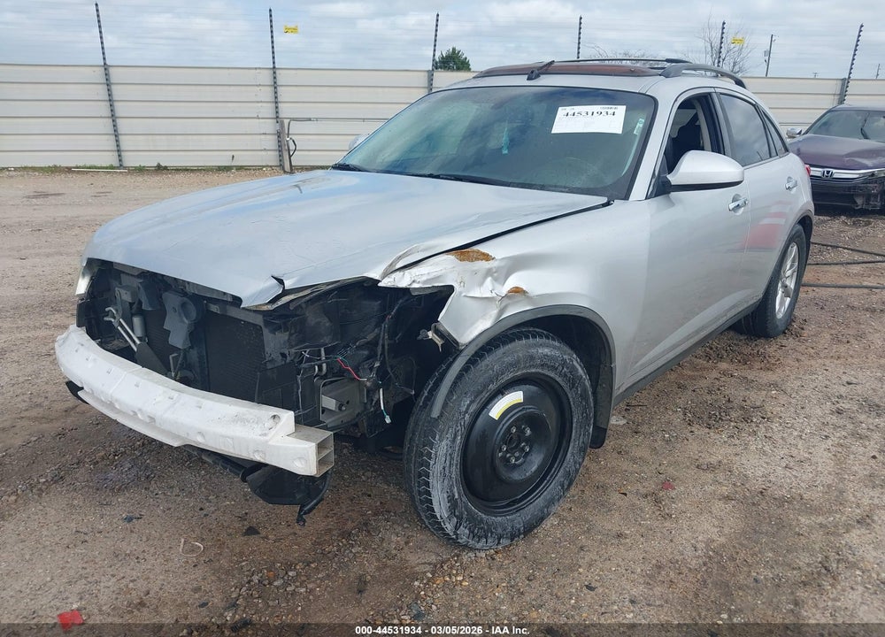 2008 INFINITI FX35 VIN: JNRAS08U78X103733