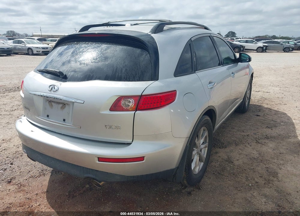 2008 INFINITI FX35 VIN: JNRAS08U78X103733