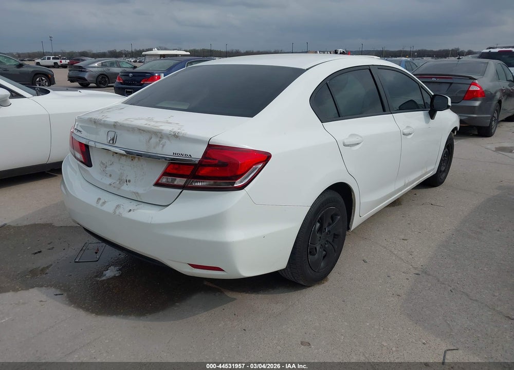 2013 HONDA CIVIC LX VIN: 19XFB2F59DE015211