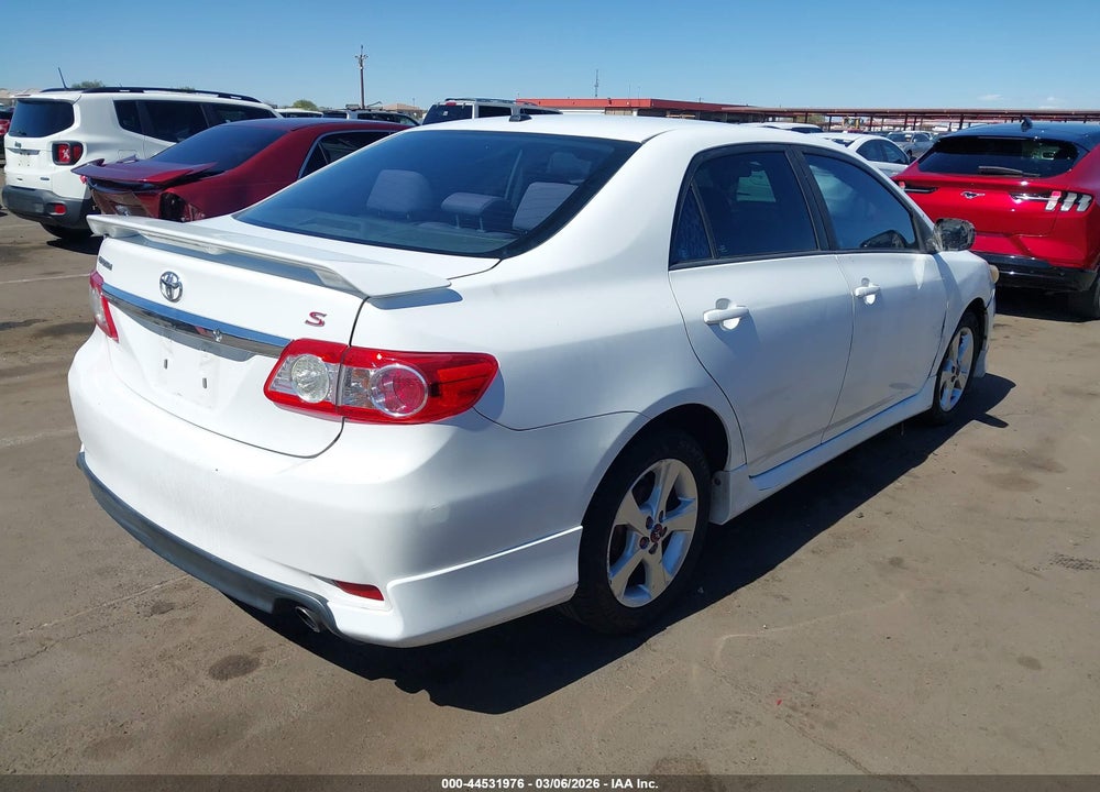 2012 TOYOTA COROLLA S VIN: 2T1BU4EE4CC826532