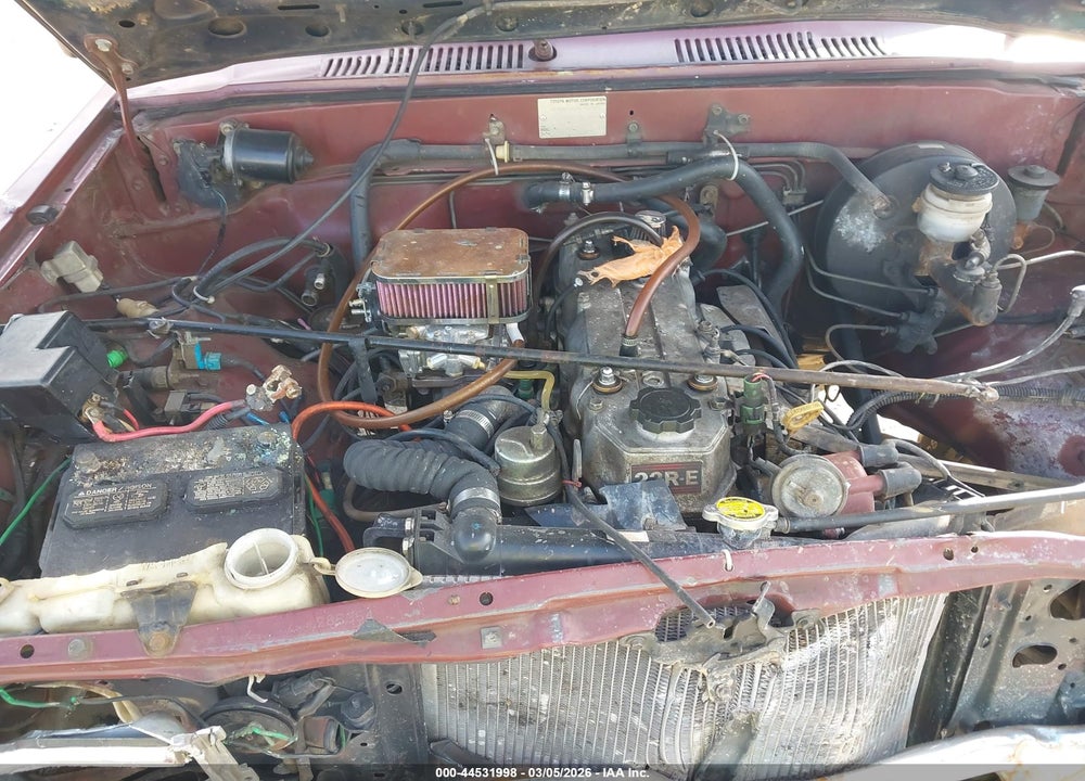 1986 TOYOTA PICKUP 1/2 TON RN50 VIN: JT4RN50R7G0193942