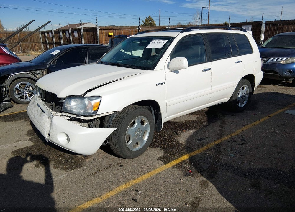 2006 TOYOTA HIGHLANDER SPORT V6 VIN: JTEEP21A360182043