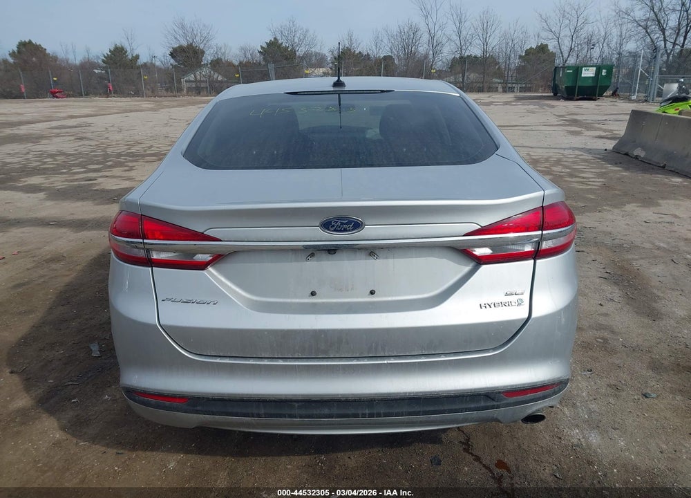 2017 FORD FUSION HYBRID SE VIN: 3FA6P0LU6HR382038