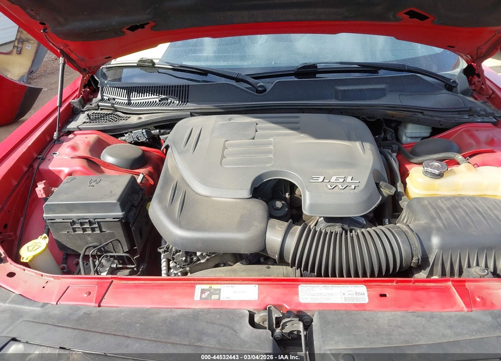 2013 DODGE CHALLENGER SXT VIN: 2C3CDYAG8DH539533