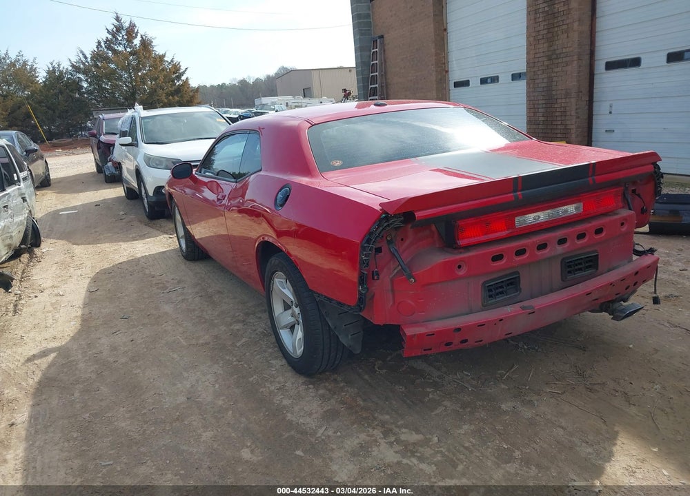 2013 DODGE CHALLENGER SXT VIN: 2C3CDYAG8DH539533